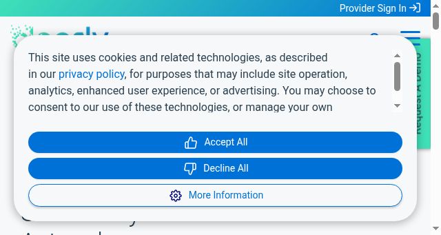 Screenshot of cleerlyhealth.com