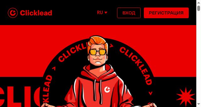 Screenshot of clicklead.network