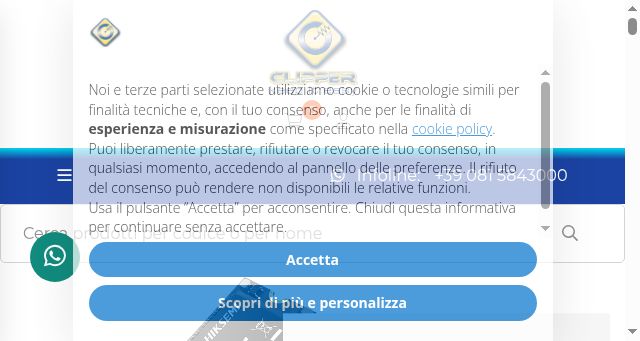 Screenshot of clipper-electronic.it