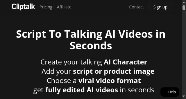 Screenshot of cliptalk.pro
