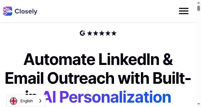 Screenshot of closelyhq.com