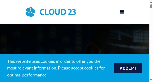Screenshot of cloud-23.com