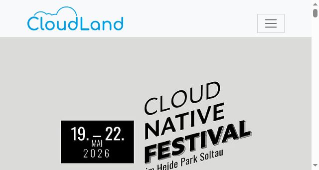 Screenshot of cloudland.org