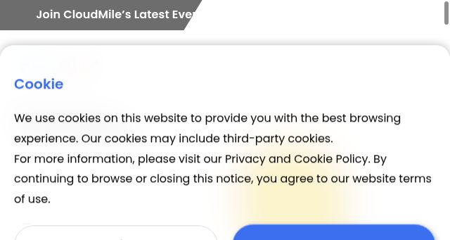 Screenshot of cloudmile.ai