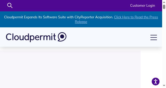 Screenshot of cloudpermit.com