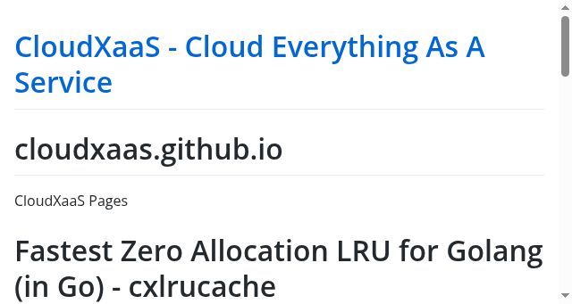 Screenshot of cloudxaas.com