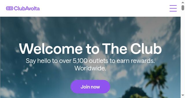 Screenshot of clubavolta.com