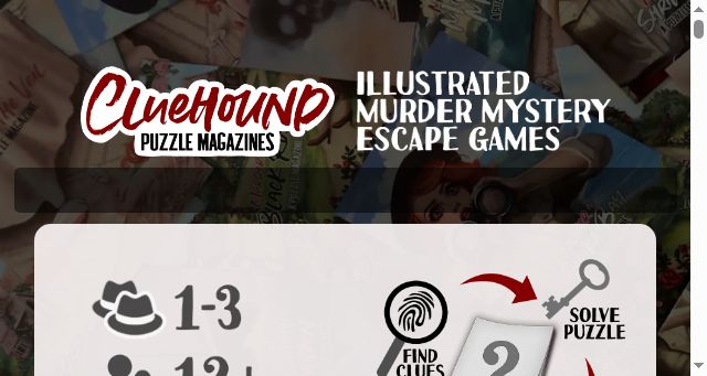 Screenshot of cluehound.com