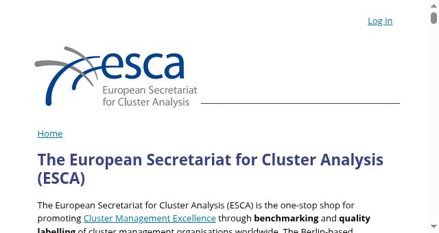 Screenshot of cluster-analysis.org