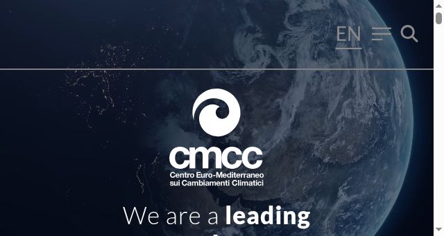 Screenshot of cmcc.it