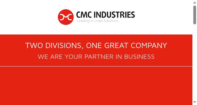 Screenshot of cmcindustries.com
