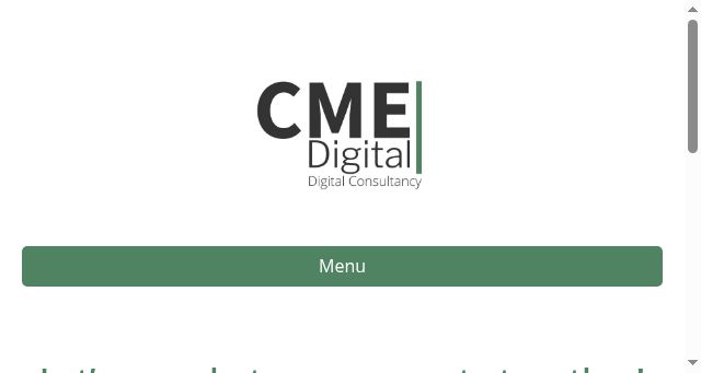 Screenshot of cme.digital