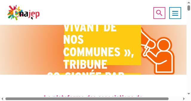 Screenshot of cnajep.asso.fr
