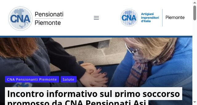 Screenshot of cnapensionatipiemonte.it