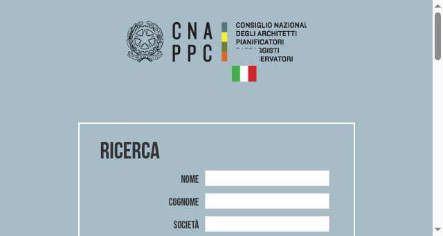 Screenshot of cnappc.it