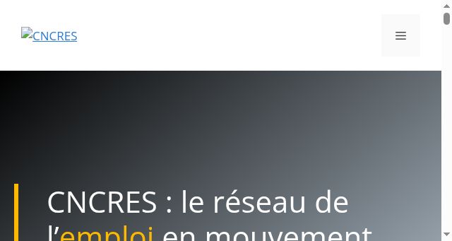 Screenshot of cncres.fr