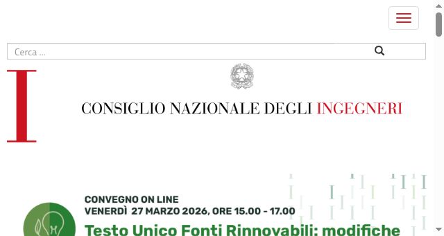 Screenshot of cni.it