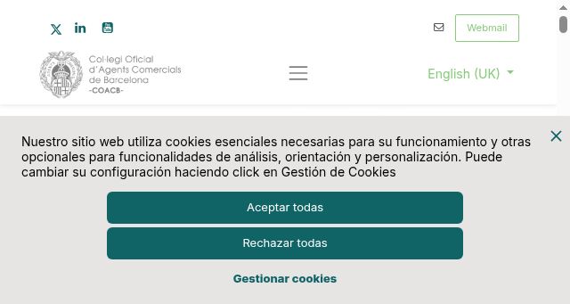 Screenshot of coacb.com