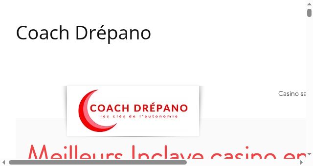 Screenshot of coachdrepano.com