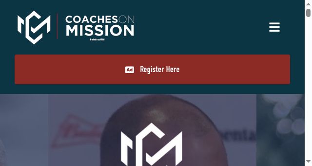 Screenshot of coachesonmission.com