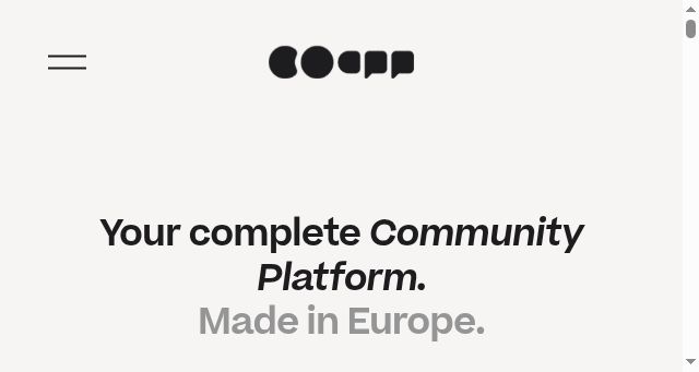 Screenshot of coapp.io
