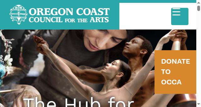 Screenshot of coastarts.org