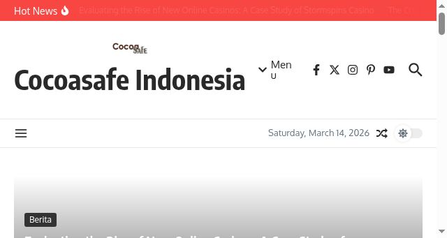 Screenshot of cocoasafeindonesia.id