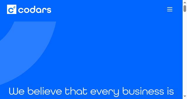 Screenshot of codars.com