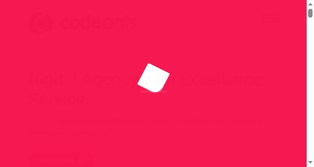 Screenshot of codeants.io