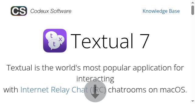 Screenshot of codeux.com