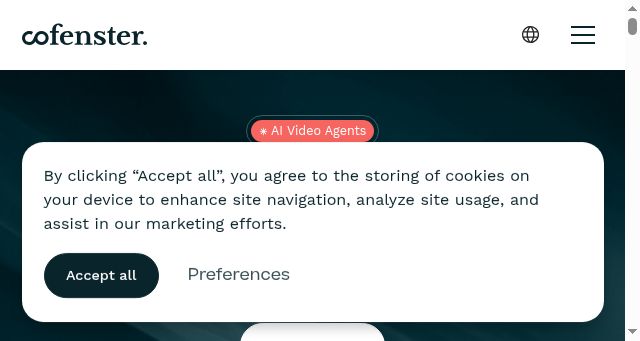 Screenshot of cofenster.com