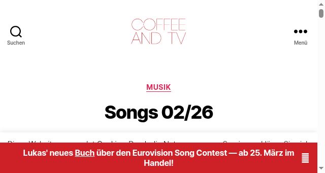 Screenshot of coffeeandtv.de