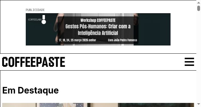 Screenshot of coffeepaste.com