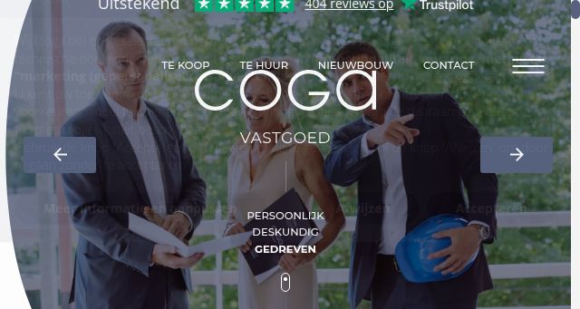 Screenshot of coga.be