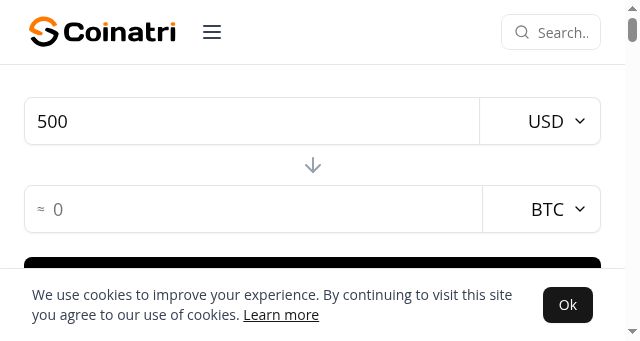 Screenshot of coinatri.com