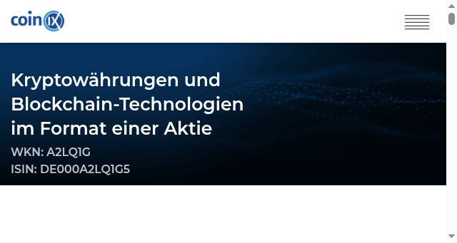 Screenshot of coinix.capital