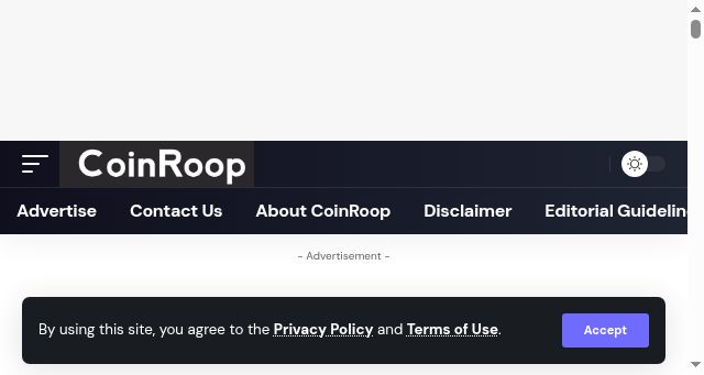Screenshot of coinroop.com