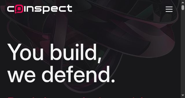 Screenshot of coinspect.com