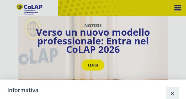 Screenshot of colap.eu