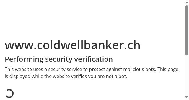 Screenshot of coldwellbanker.ch