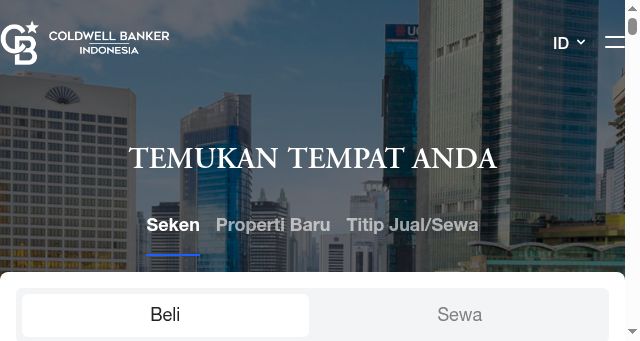 Screenshot of coldwellbanker.id