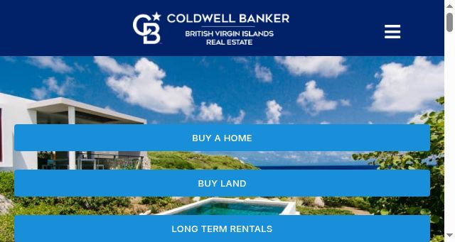 Screenshot of coldwellbankerbvi.com