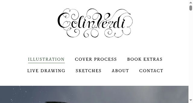 Screenshot of colinverdi.com