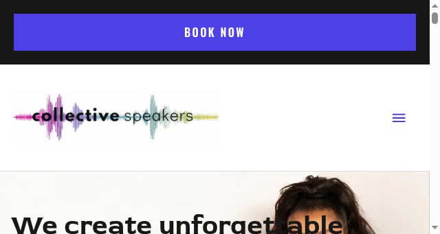 Screenshot of collectivespeakers.com