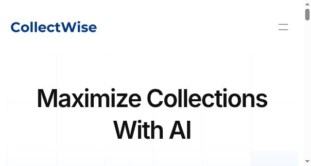 Screenshot of collectwise.com