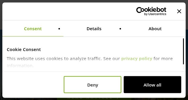Screenshot of colleendilen.com