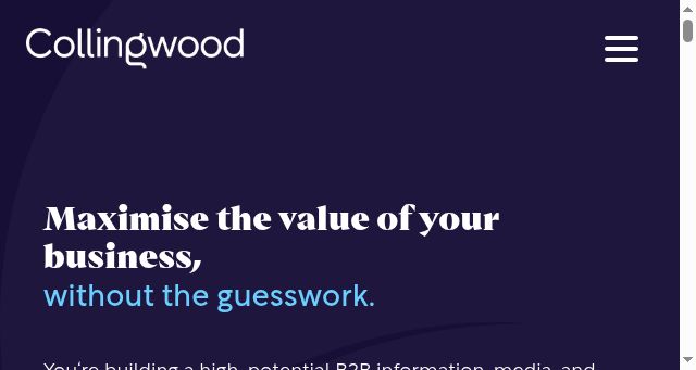 Screenshot of collingwood.group