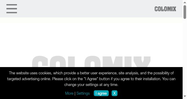 Screenshot of colomix-refinish.com