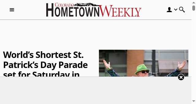Screenshot of coloradohometownweekly.com