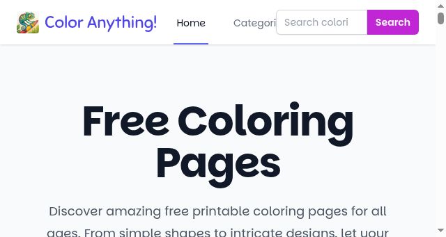 Screenshot of coloranyth.ing
